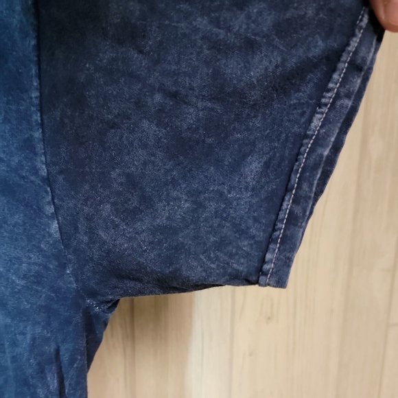 Santa Cruz Mens Large Skateboard Classic Blue Stonewash Tee Shirt - Picture 5 of 9